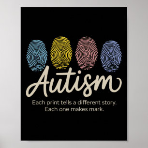 Fingerabdruck-Autismus5 Poster