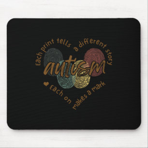 Fingerabdruck Autismus Jeder Abdruck erzählt eine Mousepad