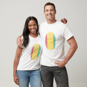 Fingerabdruck der Guinea T-Shirt