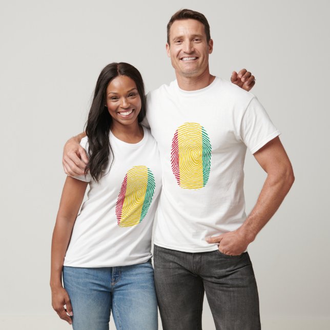 Fingerabdruck der Guinea T-Shirt (Unisex)