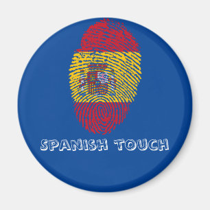 Fingerabdruck der spanischen Touch Magnet