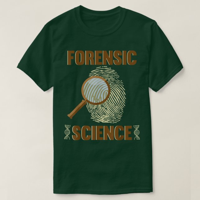 Fingerabdruck-Erkennung für forensische Wissenscha T-Shirt (Design vorne)