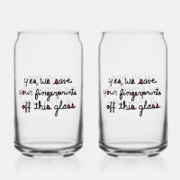 Fingerabdruck Glas