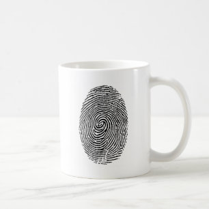 Fingerabdruck Kaffeetasse