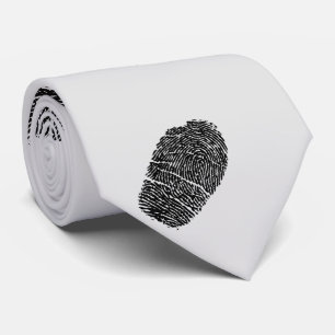 Fingerabdruck-Krawatte Krawatte