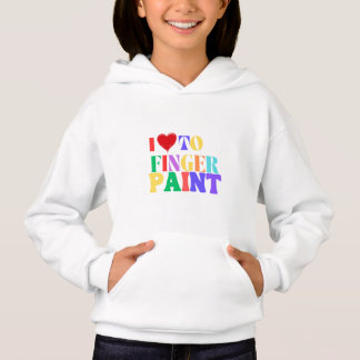 Fingerabdruck-Magie - i Liebe der Druckkunst Hoodie