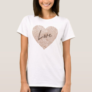 Fingerabdruck Meine Liebe T-Shirt