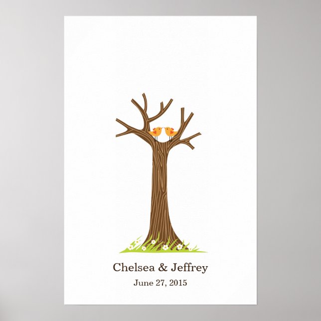 Fingerabdruck-Tree (Sweet)-Poster Poster (Vorne)