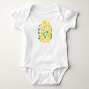 Fingerabdruck von St. Vincent und die Grenadinen Baby Strampler