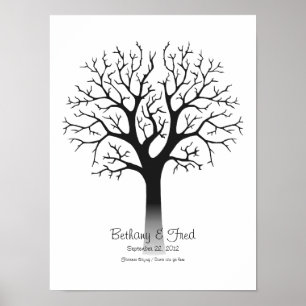 Fingerabdruckbaum 30cmx40cm poster