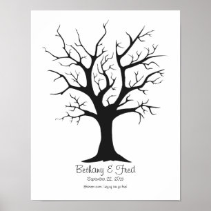 Fingerabdruckbaum C - 11"x14" Poster