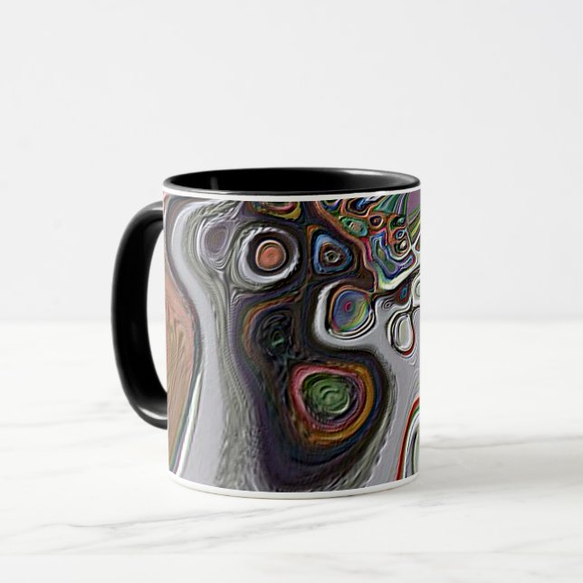 "Fingerabdrücke" Combo-Tasse Tasse (Vorderseite Links)