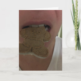 Fingerbrettkarte Feiertagskarte