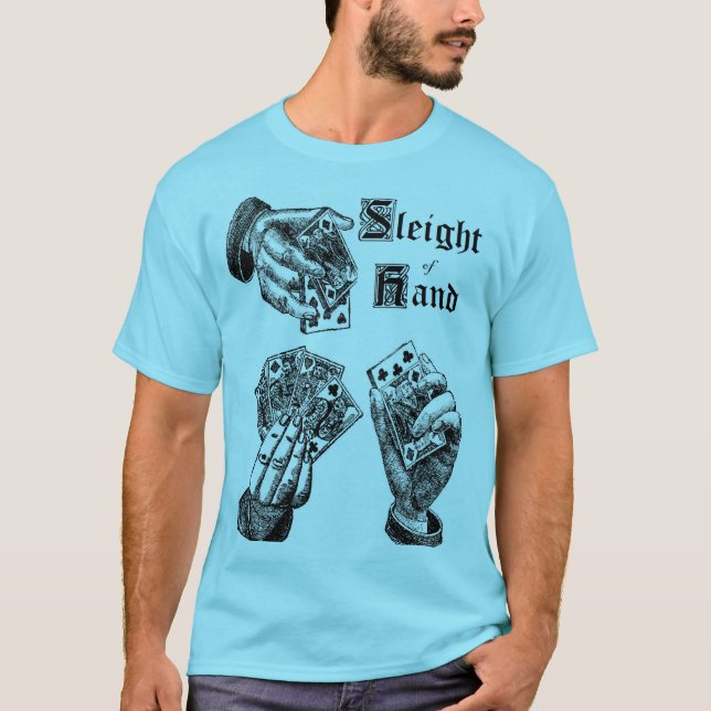 Fingerfertigkeit-Karten T-Shirt (Vorderseite)