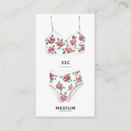 Fingergröße Einsteckkarte Begleitkarte