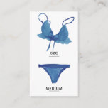 Fingergröße Einsteckkarte Begleitkarte<br><div class="desc">Fingereinlage-Karte mit feminin blauen BH und Panties. Anpassen mit den Unterbekleidungsmessungen der Braut. Großartig,  um mit Junggeselinnen-Abschied Einladungen,  um die Mädchen fragen,  um die Braut etwas Besonderes für die Flitterwochen bringen.</div>