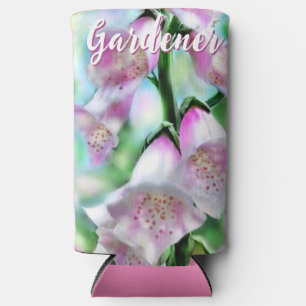 Fingerhut Blumen Floral Rosa Garten Personalisiert Selters Dosenkühler