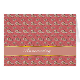 Fingerhut-Blumenblatt-Paisley-Muster