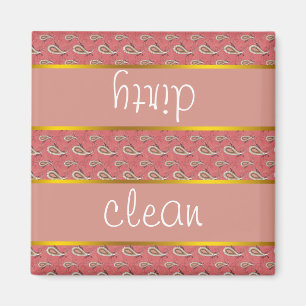 Fingerhut-Blumenblatt-Paisley-Muster Magnet