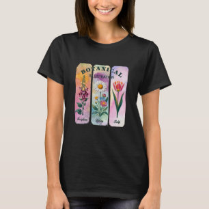 Fingerhut Gänseblümchen Tulpe Wildblume Garten Pin T-Shirt