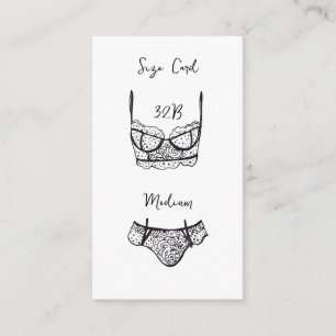 Fingerie-Duschkarte Schwarze Schnürsenkel-Fingerab Begleitkarte