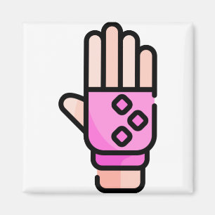 Fingerlose Handschuhe Magnet