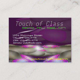 Fingernails Beauty Salon Business Card Visitenkarte