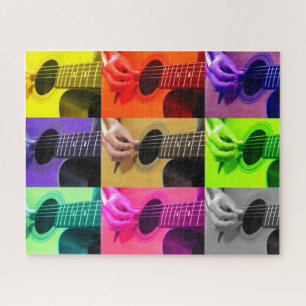 Fingerpicking Guitar Player - 16x20 - 520 Stk. Puzzle
