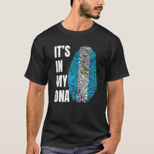 Fingerprint DNA Biometrie Flag Guatemala T-Shirt
