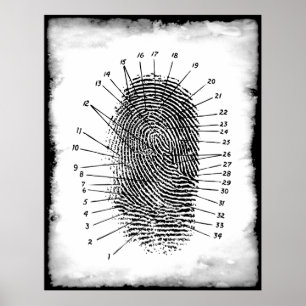 FINGERPRINT FORENSICS POSTER