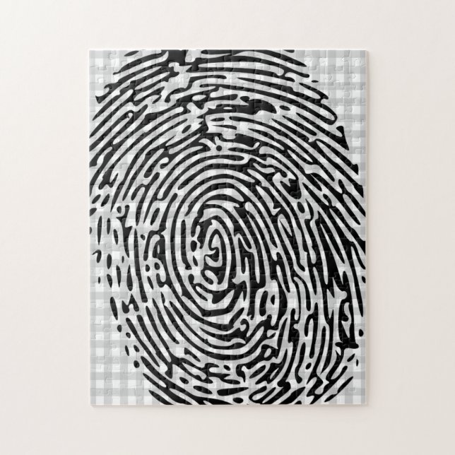 Fingerprint Jigsaw Puzzle (Vertikal)