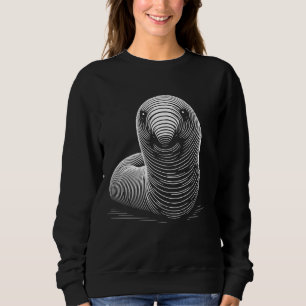 Fingerprint-Stil - Mama des Wurm-Vaters Sweatshirt