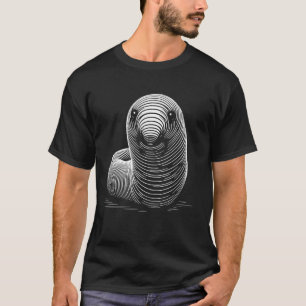 Fingerprint-Stil - Mama des Wurm-Vaters T-Shirt