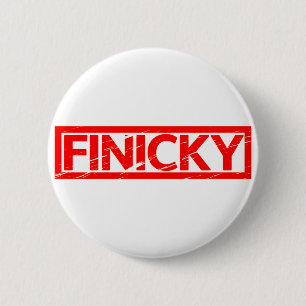 Finicky Briefmarke Button