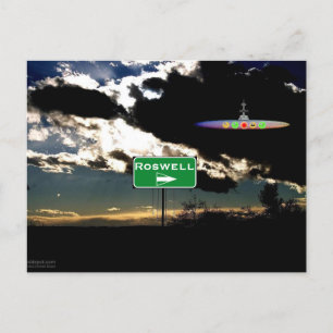 Fininding Roswell Postkarte