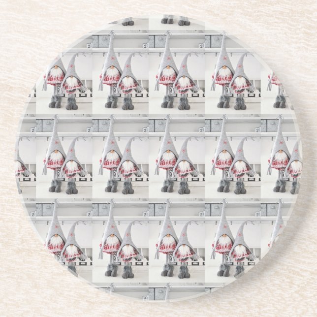 **FINISCH-GNOME** SANDSTONE-UNTERSETZER GETRÄNKEUNTERSETZER (Vorne)