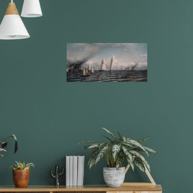 Finish-First International Race for America's Cup Poster (Wohnzimmer 1)