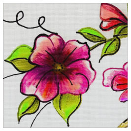 Finken im Frühjahr Stoff