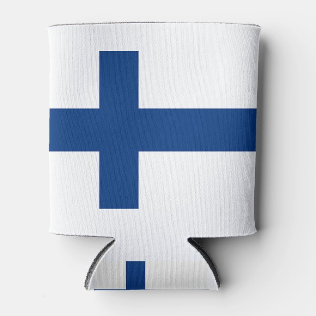 Finland Flag Dosenkühler (Vorderseite)