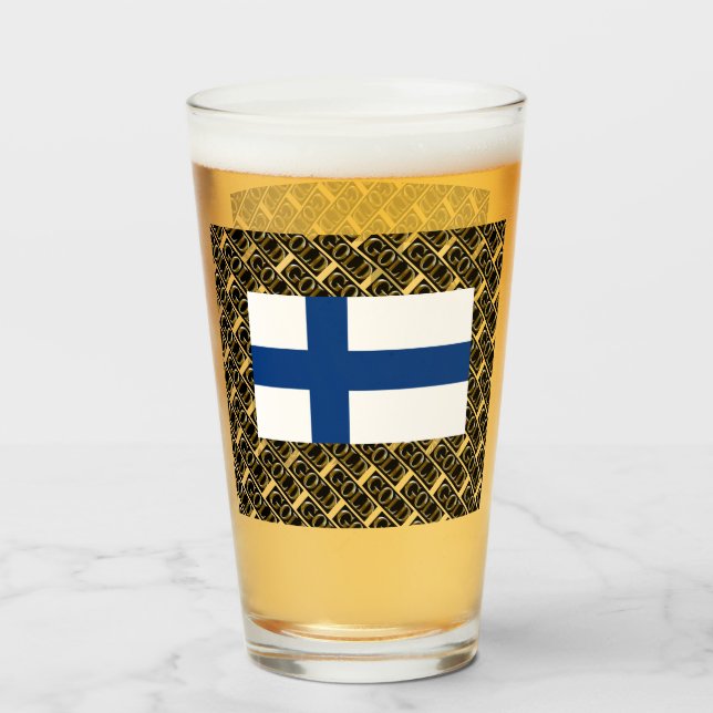 FINLAND GOLD GLAS (Vorne (Gefüllt))