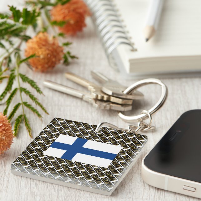 FINLAND GOLD SCHLÜSSELANHÄNGER (Vorderseite rechts)