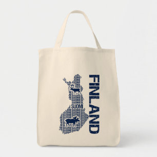 FinLAND MAP-Tasche - wählen Sie Stil Tragetasche