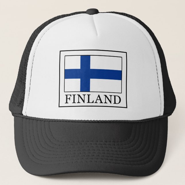 Finland Truckerkappe (Vorderseite)