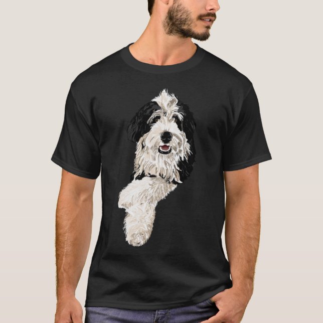 Finley the Bernadoodle T-Shirt (Vorderseite)