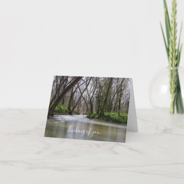 Finley Tranquility in der Frühlingszeit Denken Sie Karte (Vorderseite)