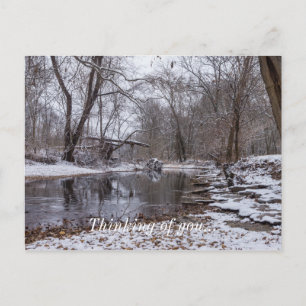 Finley Winter Snow Denken Sie an Sie Postkarte