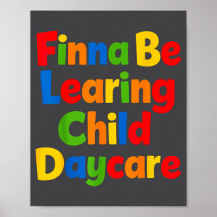 Finna Be Learing Child Tagesstätte Qualitätslernen Poster