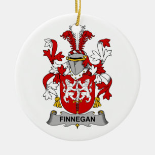 Finnegan Familienwappen Keramikornament