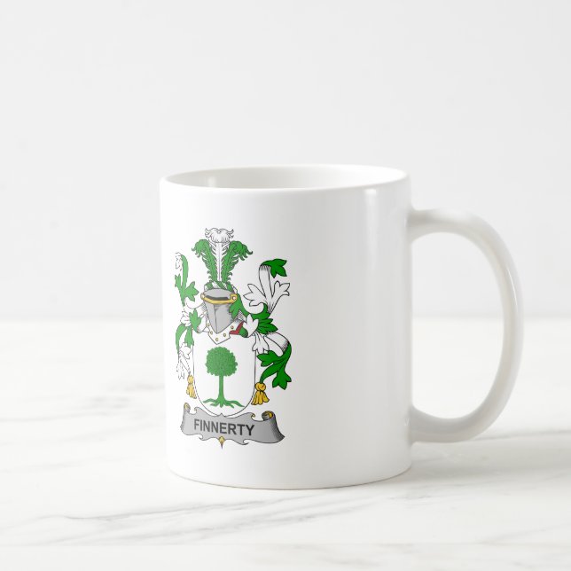 Finnerty Familienwappen Kaffeetasse (Rechts)