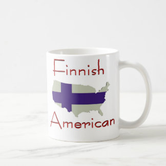 Finniah Amerikaner (USA-Karte) Kaffeetasse